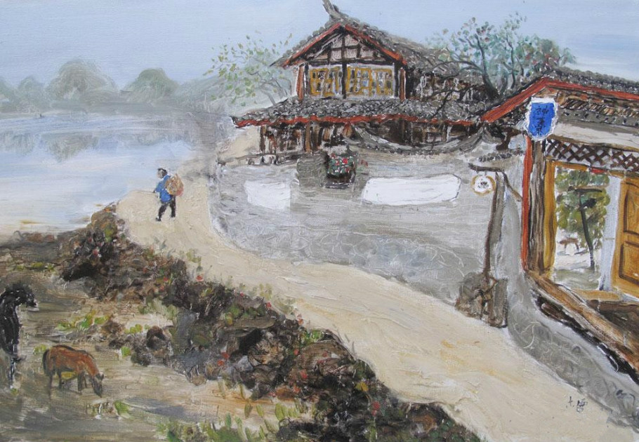女画家木西油画作品欣赏