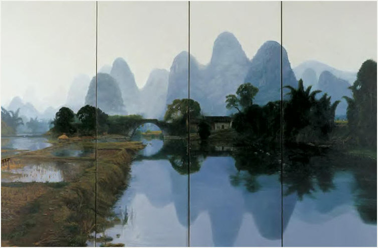 毛以岗油画作品欣赏