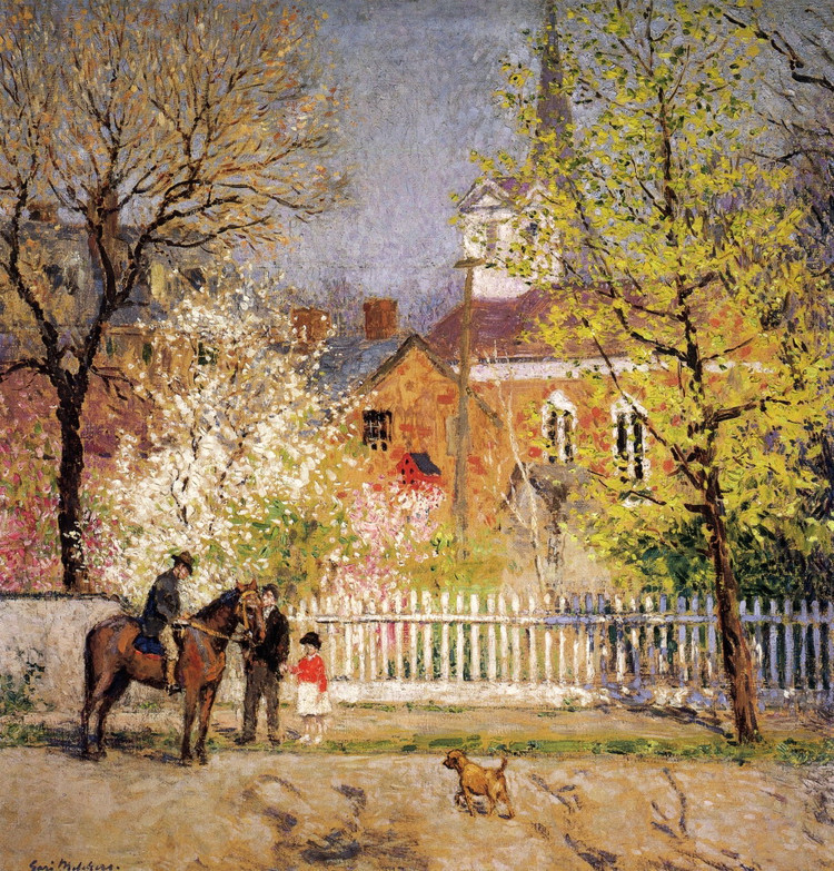 美国加瑞·梅切斯（Gari Melchers）油画作品欣赏