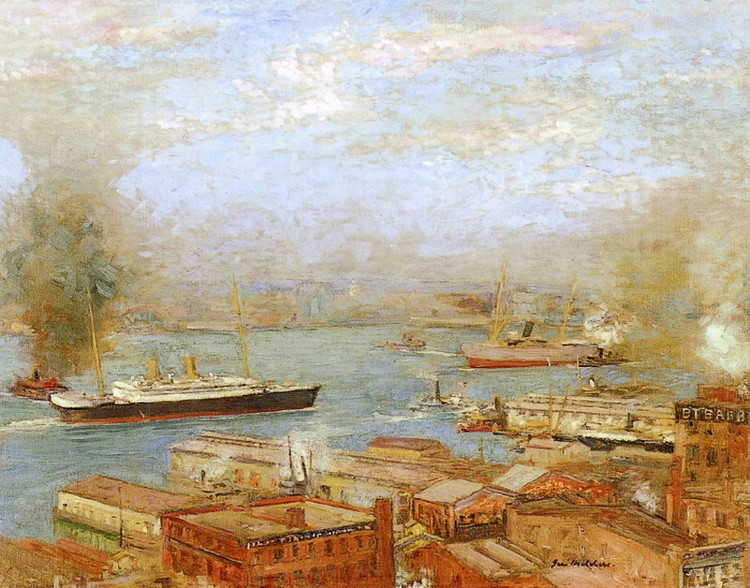 美国加瑞·梅切斯（Gari Melchers）油画作品欣赏