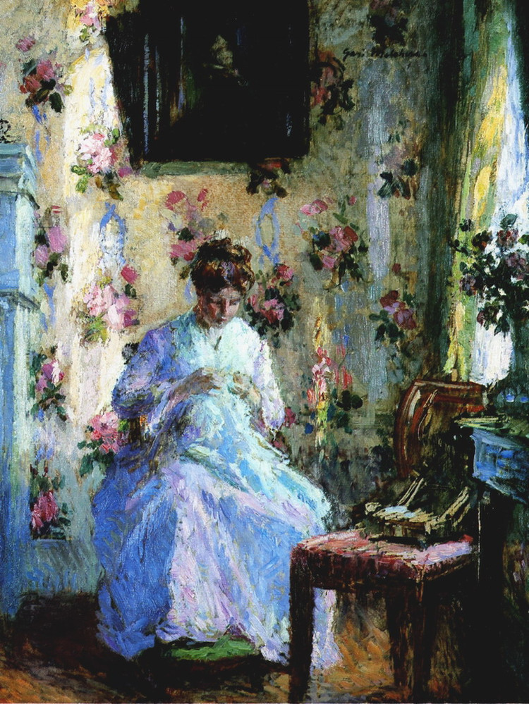 美国加瑞·梅切斯（Gari Melchers）油画作品欣赏