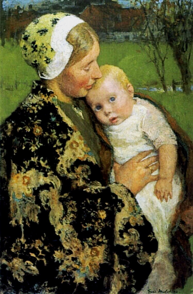 美国加瑞·梅切斯（Gari Melchers）油画作品欣赏