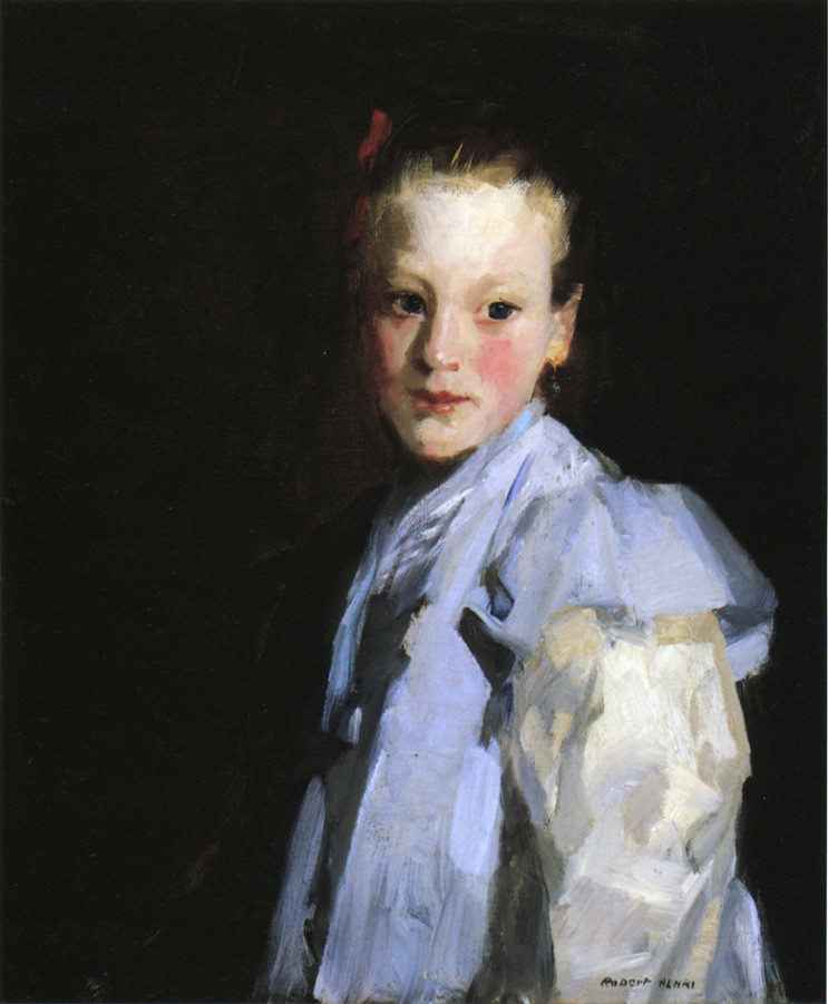 美国画家罗伯特·亨利（Robert Henri）油画作品欣赏