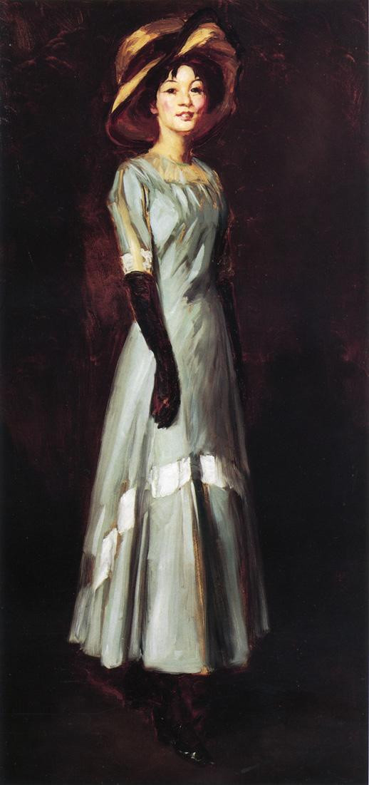美国画家罗伯特·亨利（Robert Henri）油画作品欣赏