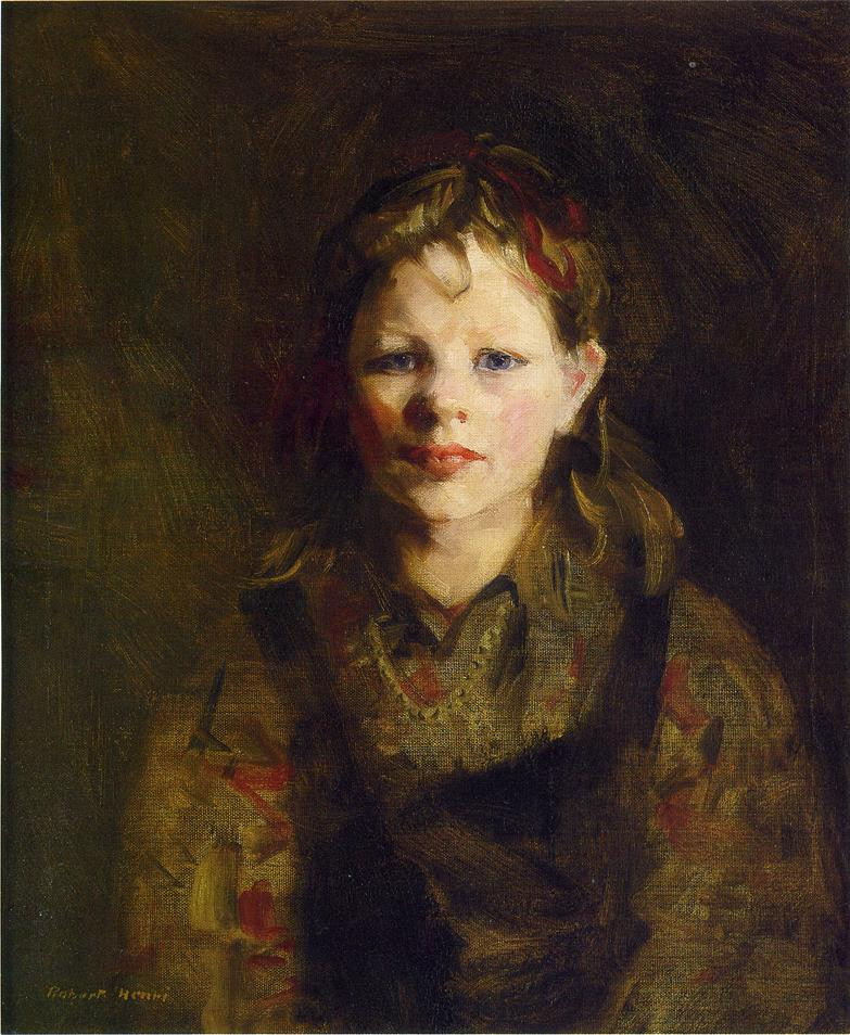 美国画家罗伯特·亨利（Robert Henri）油画作品欣赏