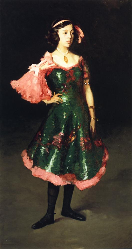 美国画家罗伯特·亨利（Robert Henri）油画作品欣赏