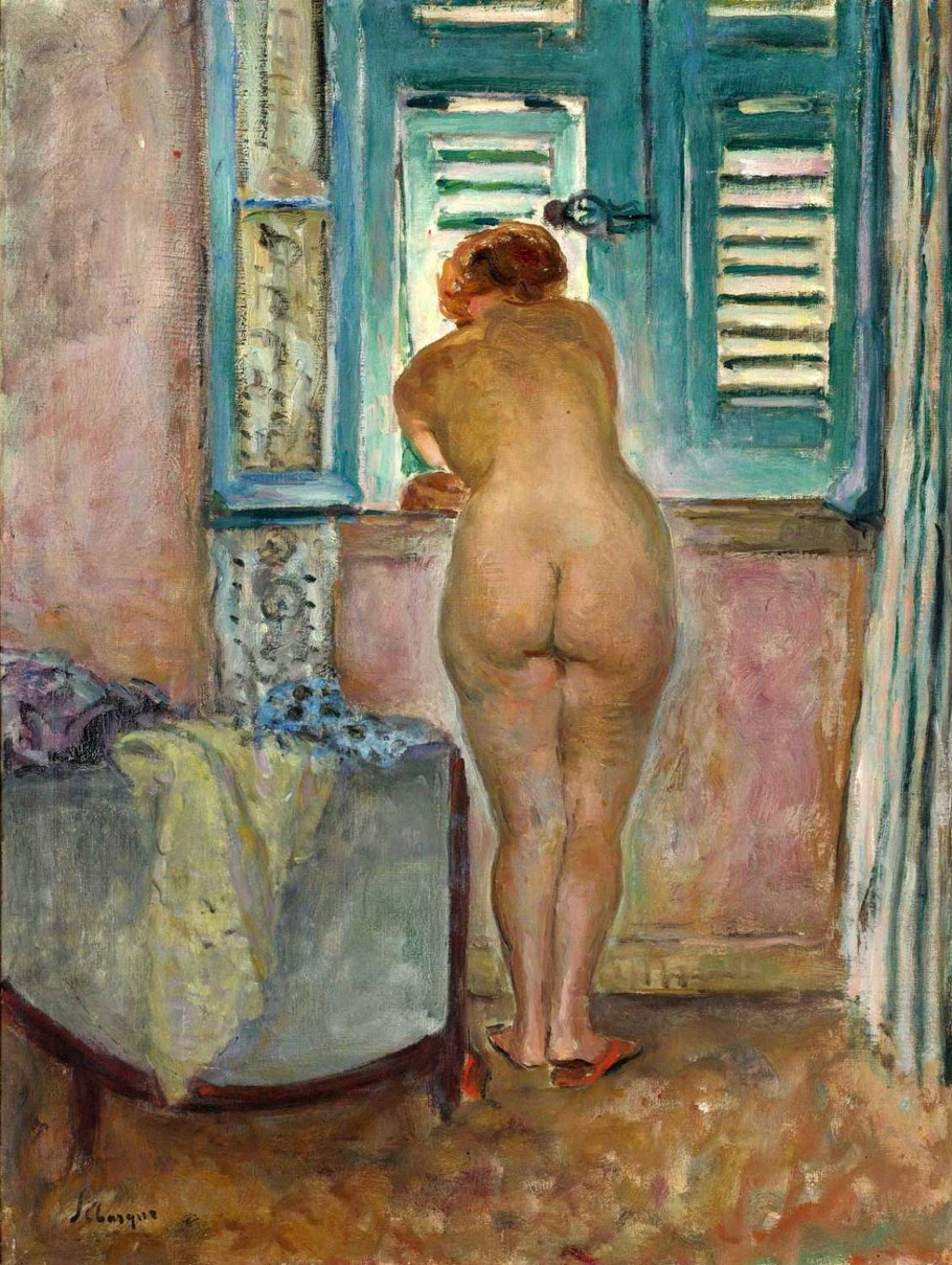 法国后印象派画家亨利·莱巴斯克（Henri Lebasque）油画作品欣赏