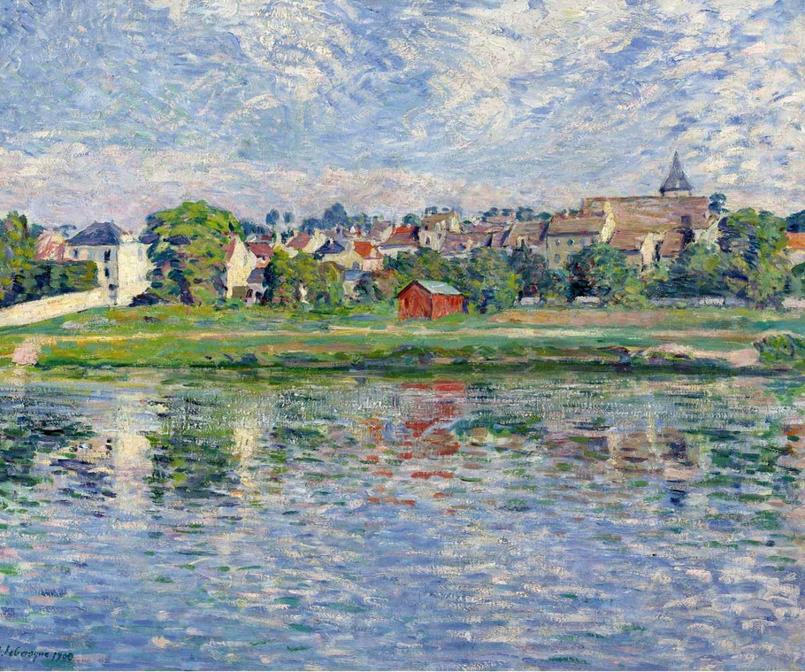 法国后印象派画家亨利·莱巴斯克（Henri Lebasque）油画作品欣赏