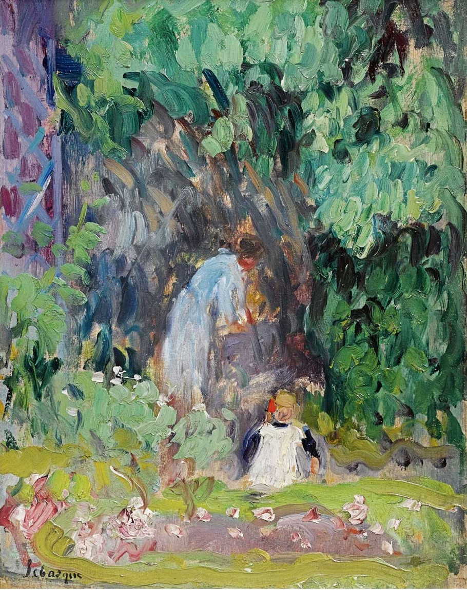 法国后印象派画家亨利·莱巴斯克（Henri Lebasque）油画作品欣赏