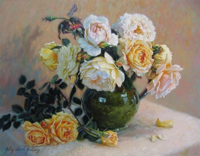 Robin Lucile Anderson油画花卉欣赏