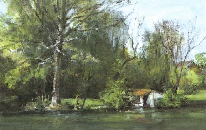 日本湯山俊久（Toshihisa Yuyama）油画风景作品