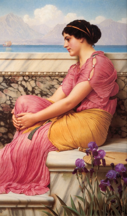 英国约翰·威廉·格威德（John William Godward）油画作品欣赏