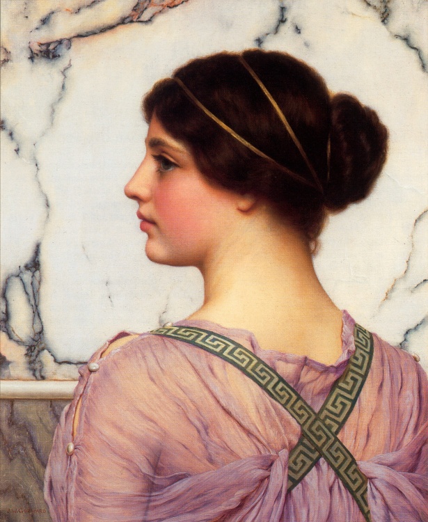 英国约翰·威廉·格威德（John William Godward）油画作品欣赏