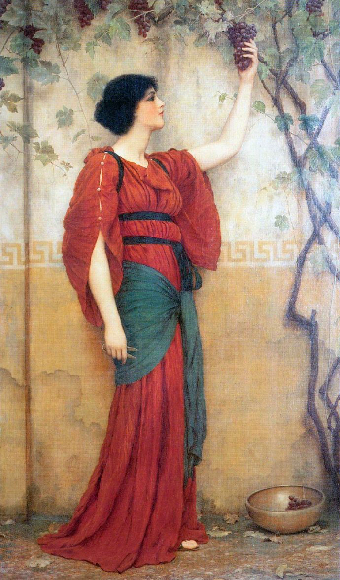 英国约翰·威廉·格威德（John William Godward）油画作品欣赏