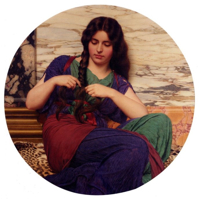 英国约翰·威廉·格威德（John William Godward）油画作品欣赏