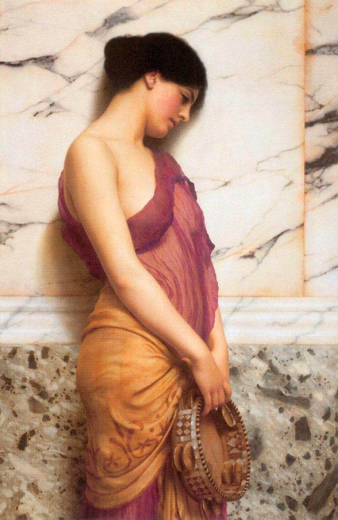 英国约翰·威廉·格威德（John William Godward）油画作品欣赏