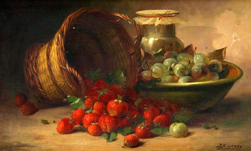 比利时Julien Stappers油画花卉作品