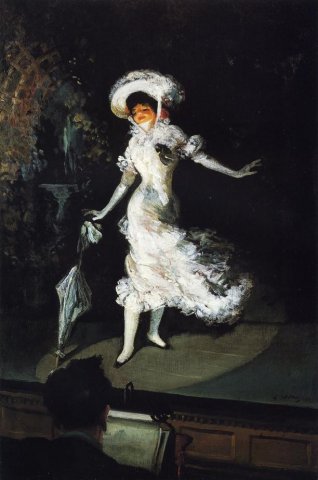 美国画家Everett Shinn油画作品欣赏
