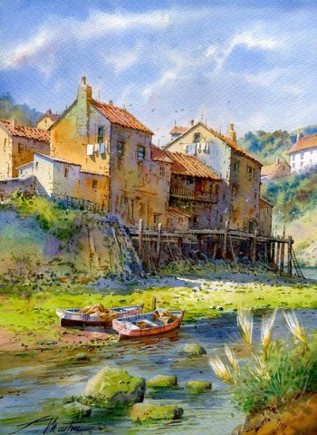 西班牙Faustino Martin Gonzalez油画风景