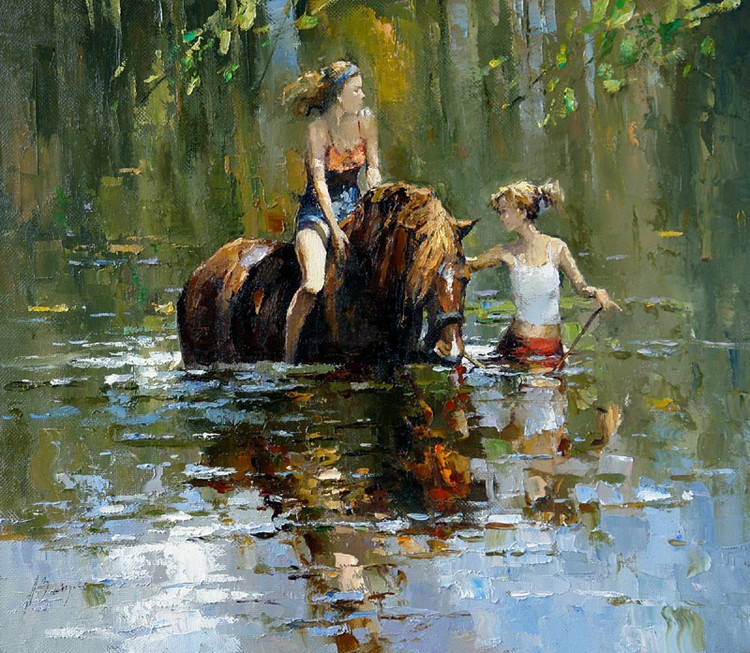 俄罗斯Alexi Zaitsev油画作品欣赏
