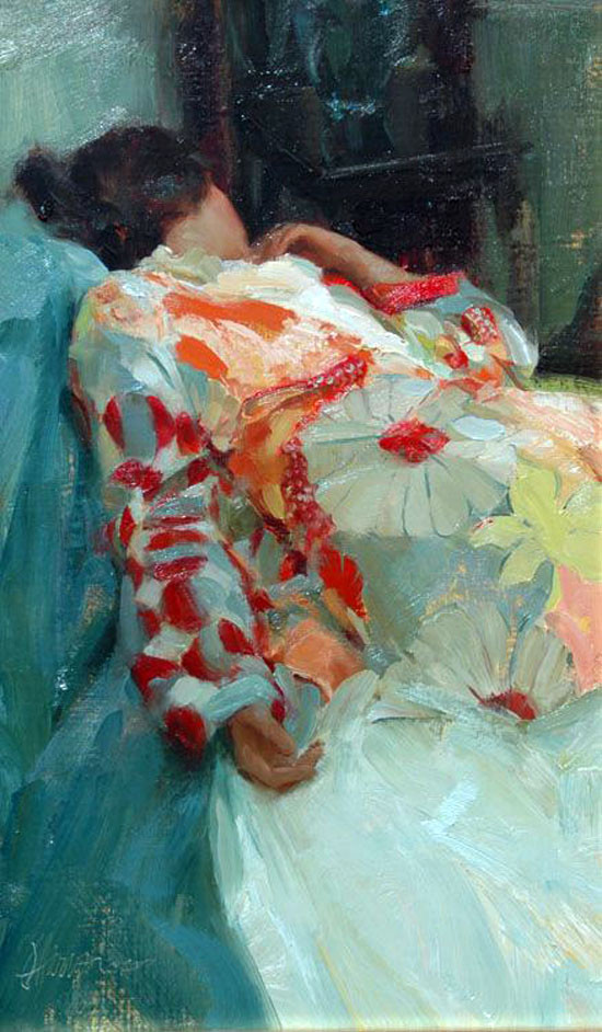 美国Johanna Harmon人物油画作品欣赏