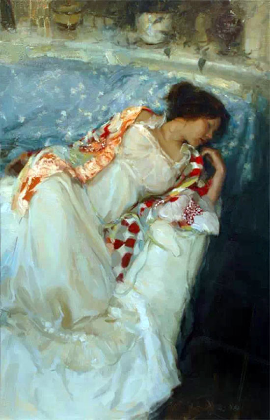 美国Johanna Harmon人物油画作品欣赏