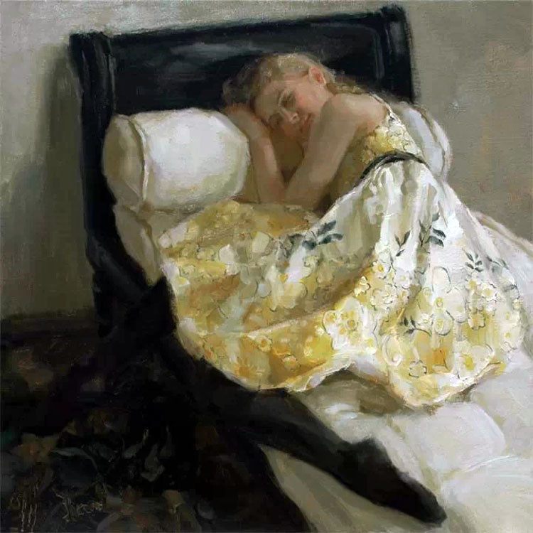美国Johanna Harmon人物油画作品欣赏