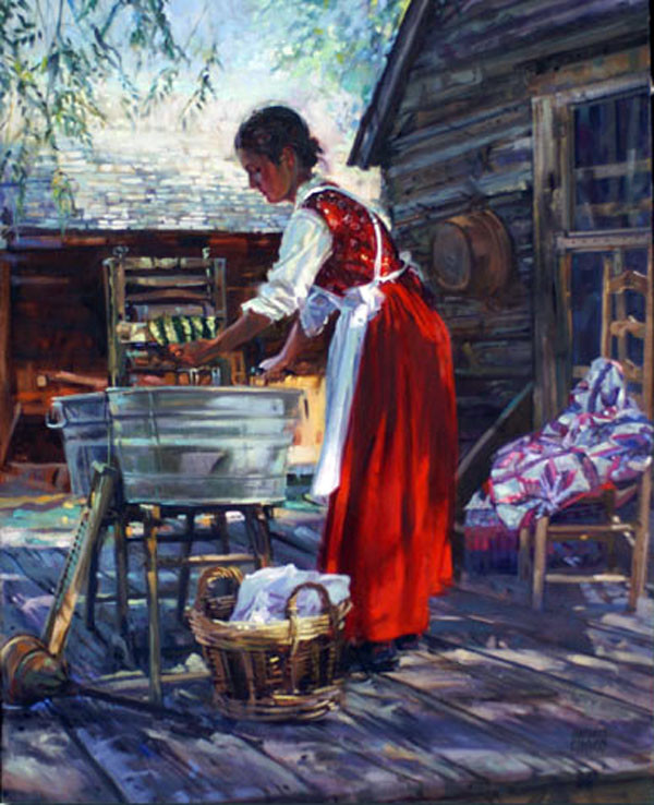 美国Barbara Summers Edwards人物油画作品欣赏