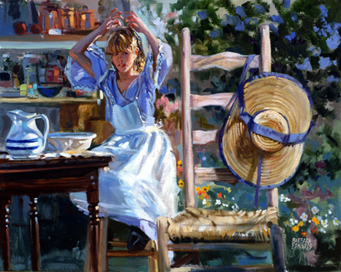 美国Barbara Summers Edwards人物油画作品欣赏
