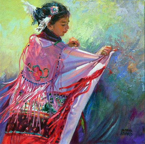 美国Barbara Summers Edwards人物油画作品欣赏