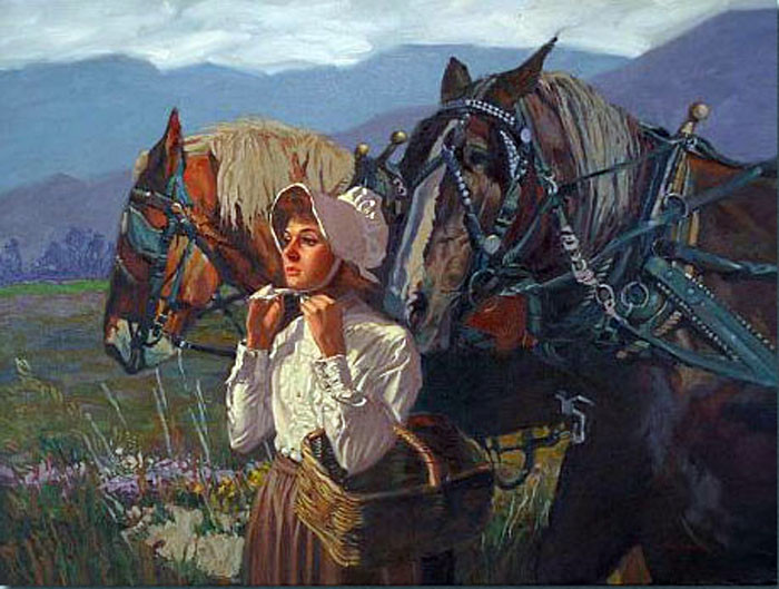 美国Barbara Summers Edwards人物油画作品欣赏