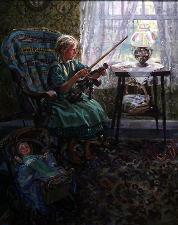 美国Barbara Summers Edwards人物油画作品欣赏