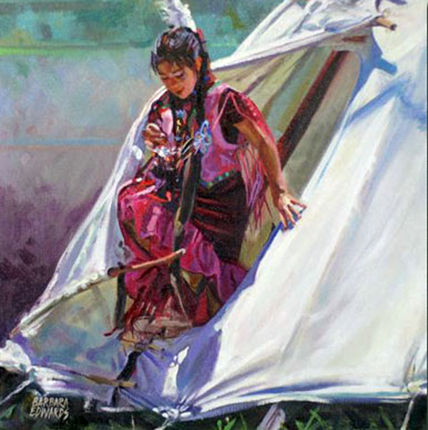 美国Barbara Summers Edwards人物油画作品欣赏