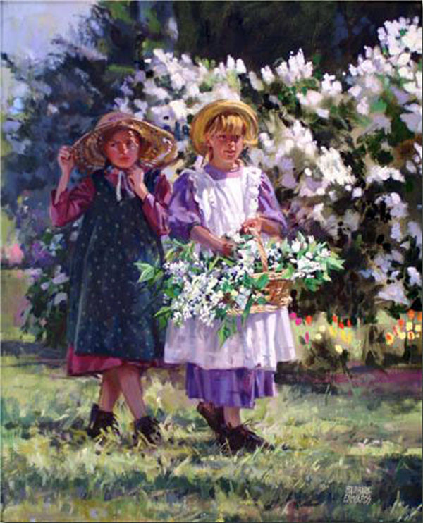 美国Barbara Summers Edwards人物油画作品欣赏