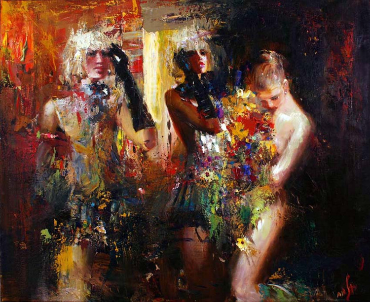 俄罗斯Misti Pavlov人物油画作品欣赏