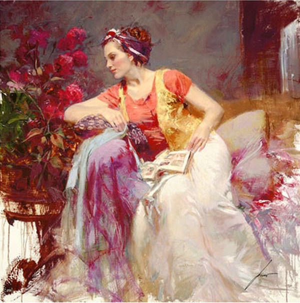 俄罗斯Misti Pavlov人物油画作品欣赏