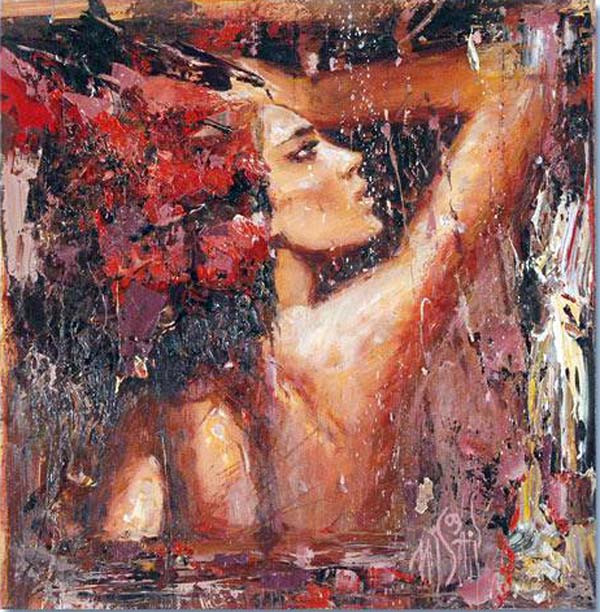 俄罗斯Misti Pavlov人物油画作品欣赏