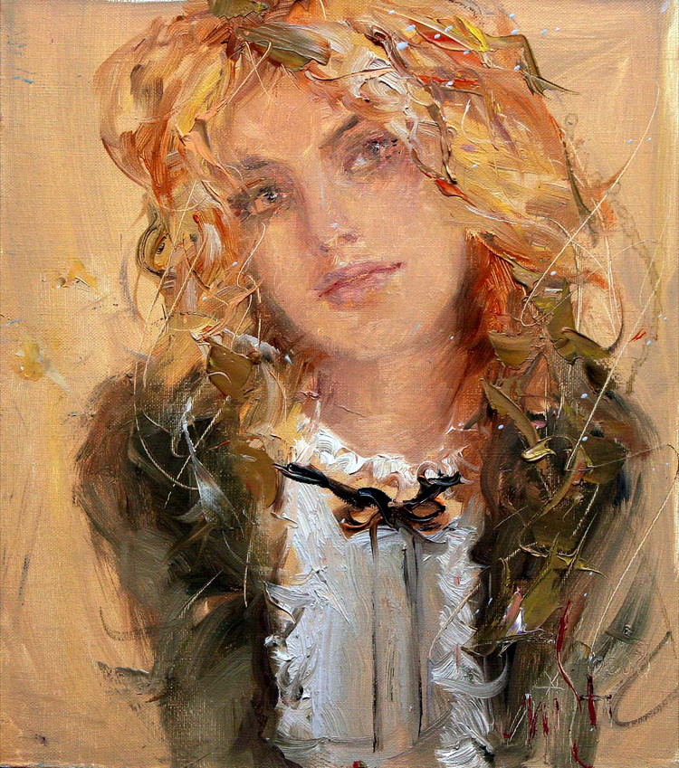 俄罗斯Misti Pavlov人物油画作品欣赏