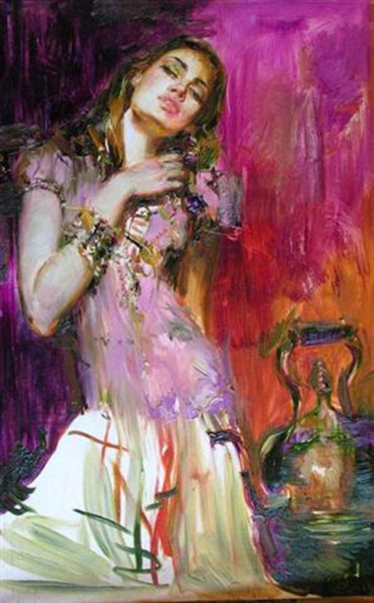 俄罗斯Misti Pavlov人物油画作品欣赏