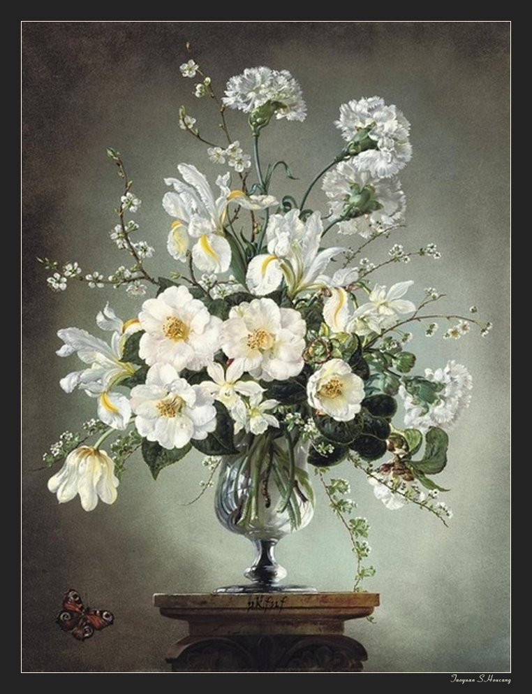 法国塞西尔·肯尼迪（Cecil Kennedy）油画花卉作品