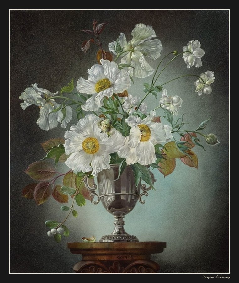法国塞西尔·肯尼迪（Cecil Kennedy）油画花卉作品