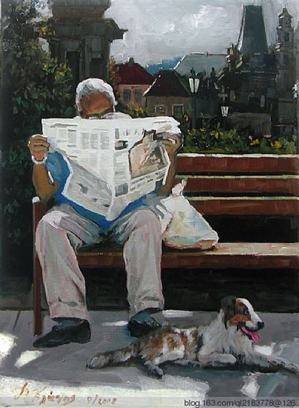 希腊Demetrios Vlacho人物油画作品欣赏
