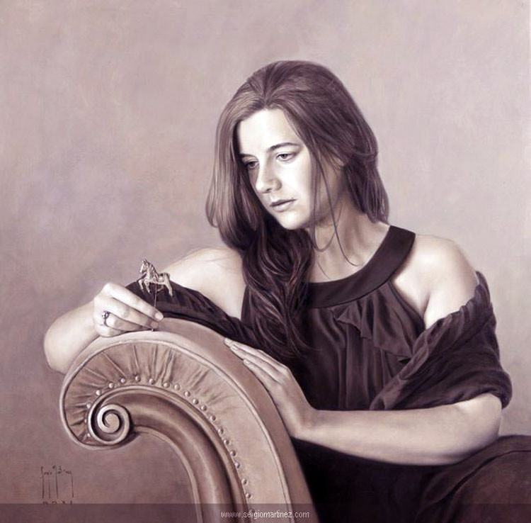 智利Sergio Martinez Cifuentes油画人物作品