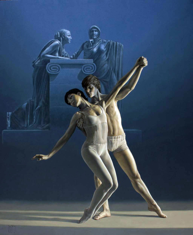智利Sergio Martinez Cifuentes油画人物作品