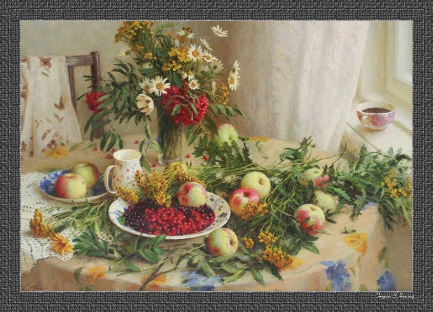 俄罗斯Elena Petrova静物油画作品欣赏