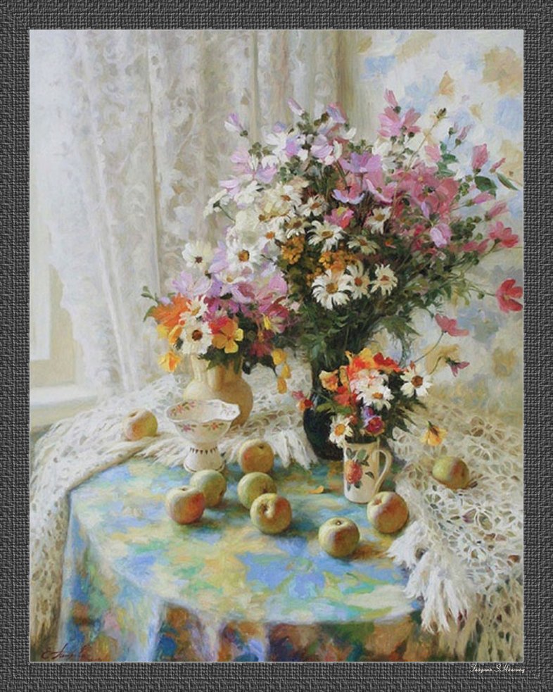 俄罗斯Elena Petrova静物油画作品欣赏