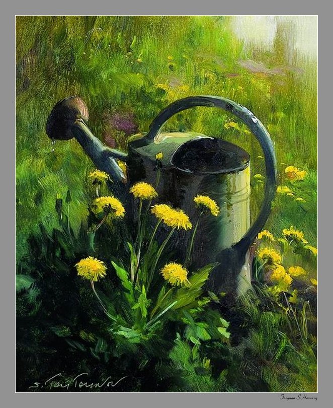 俄罗斯Serguei Toutounov油画花卉作品（二）