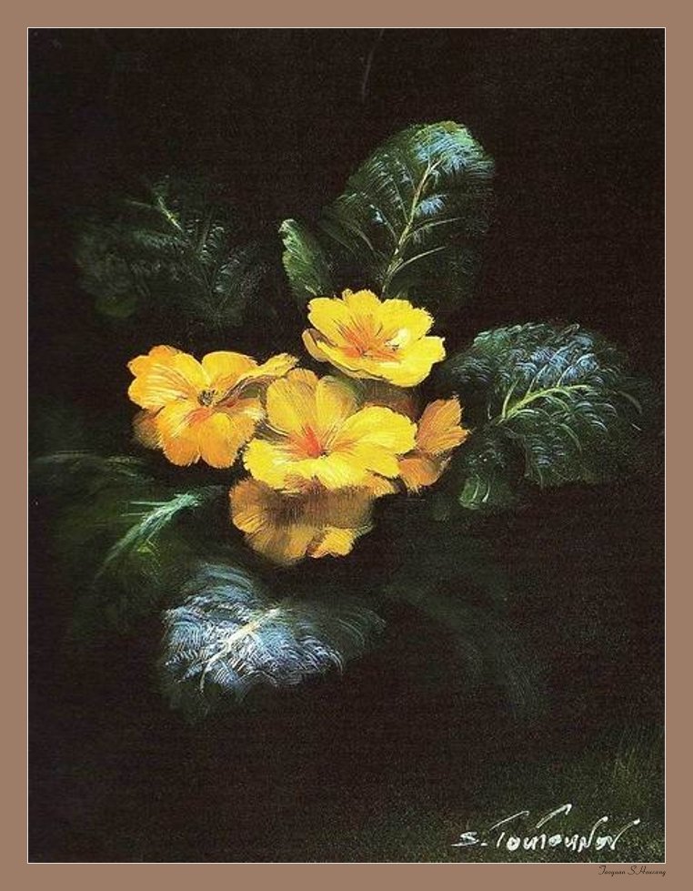 俄罗斯Serguei Toutounov油画花卉作品（二）