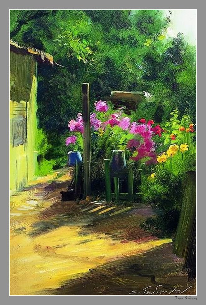 俄罗斯Serguei Toutounov油画花卉作品（二）