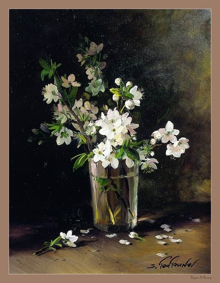 俄罗斯Serguei Toutounov油画花卉作品（二）